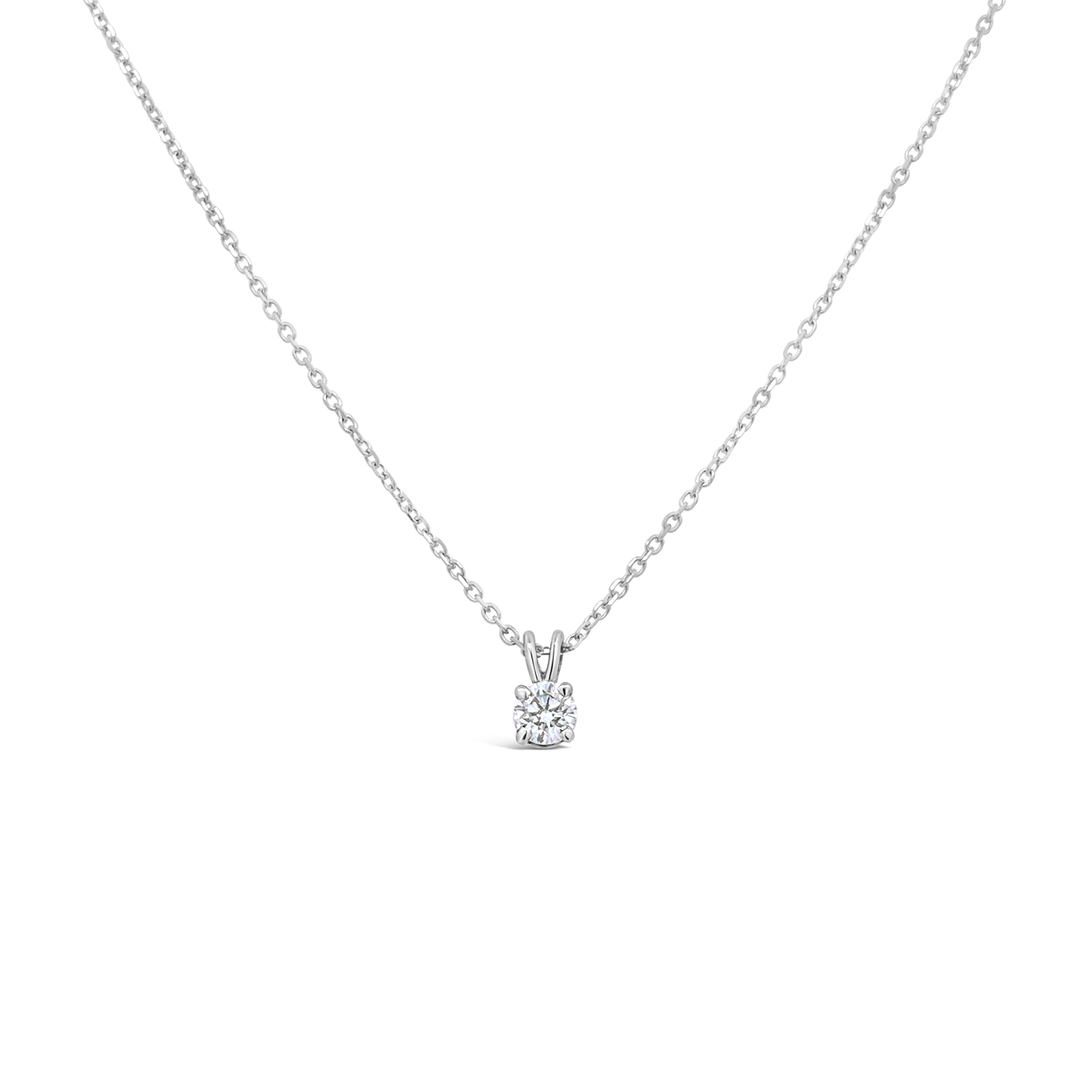 Clara By Martin Binder Diamond Solitaire Necklace (0.16 Ct. Tw.)
