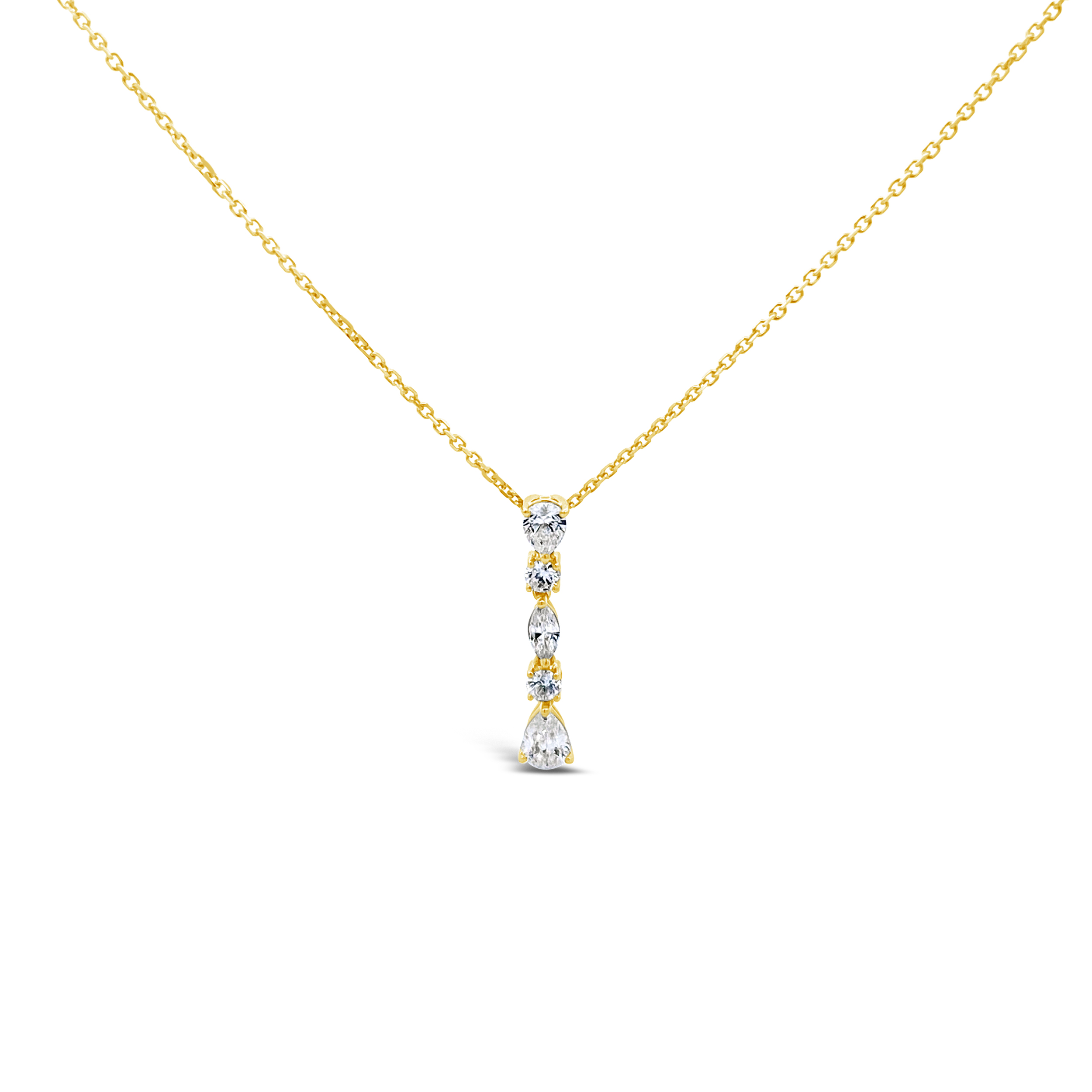 Clara By Martin Binder Dangle Diamond Pendant Necklace (0.75 Ct. Tw.)