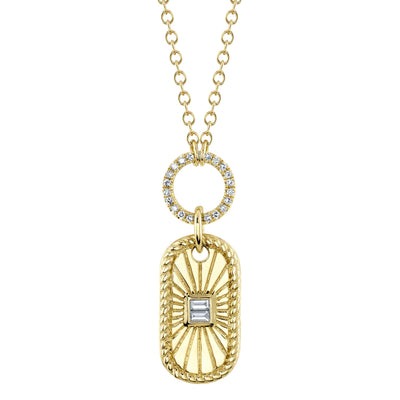 Shy Creation Kate Diamond Pendant Necklace