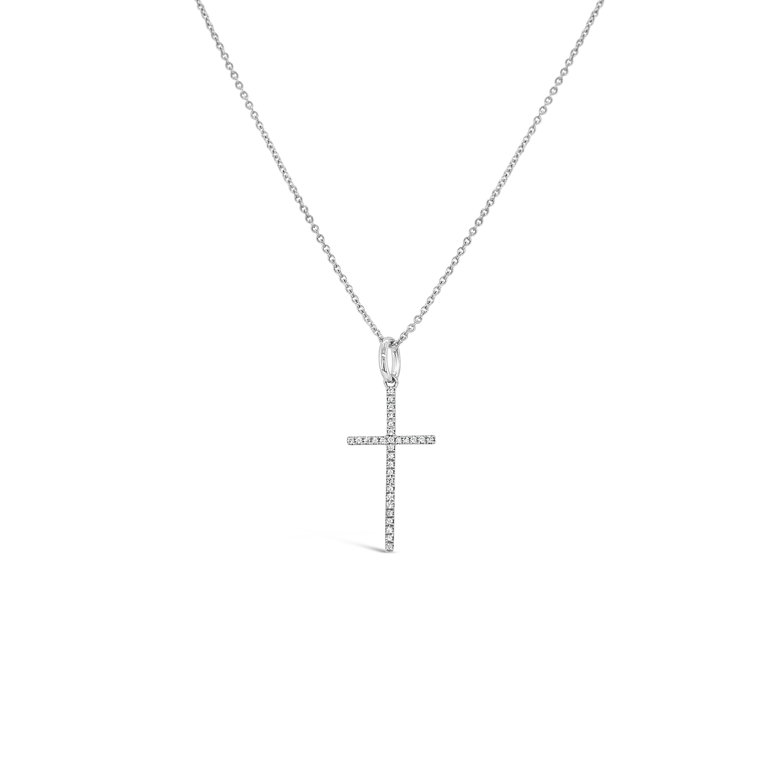 Clara By Martin Binder Diamond Cross Necklace (0.06 Ct. Tw.)