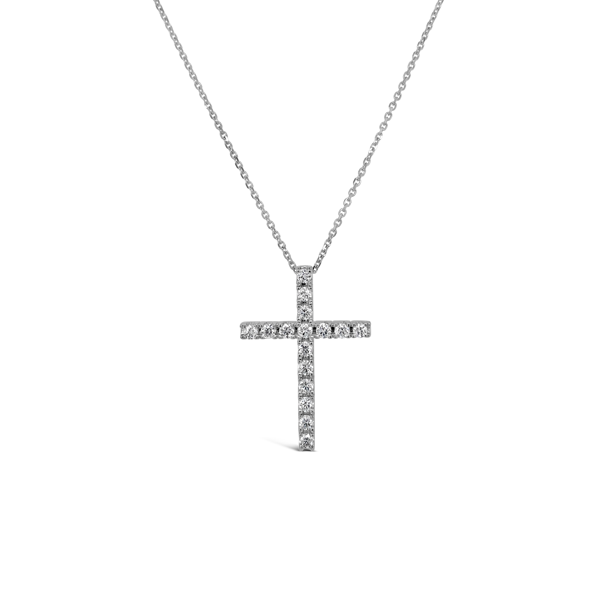 Clara By Martin Binder Diamond Cross Pendant Necklace (0.62 Ct. Tw.)
