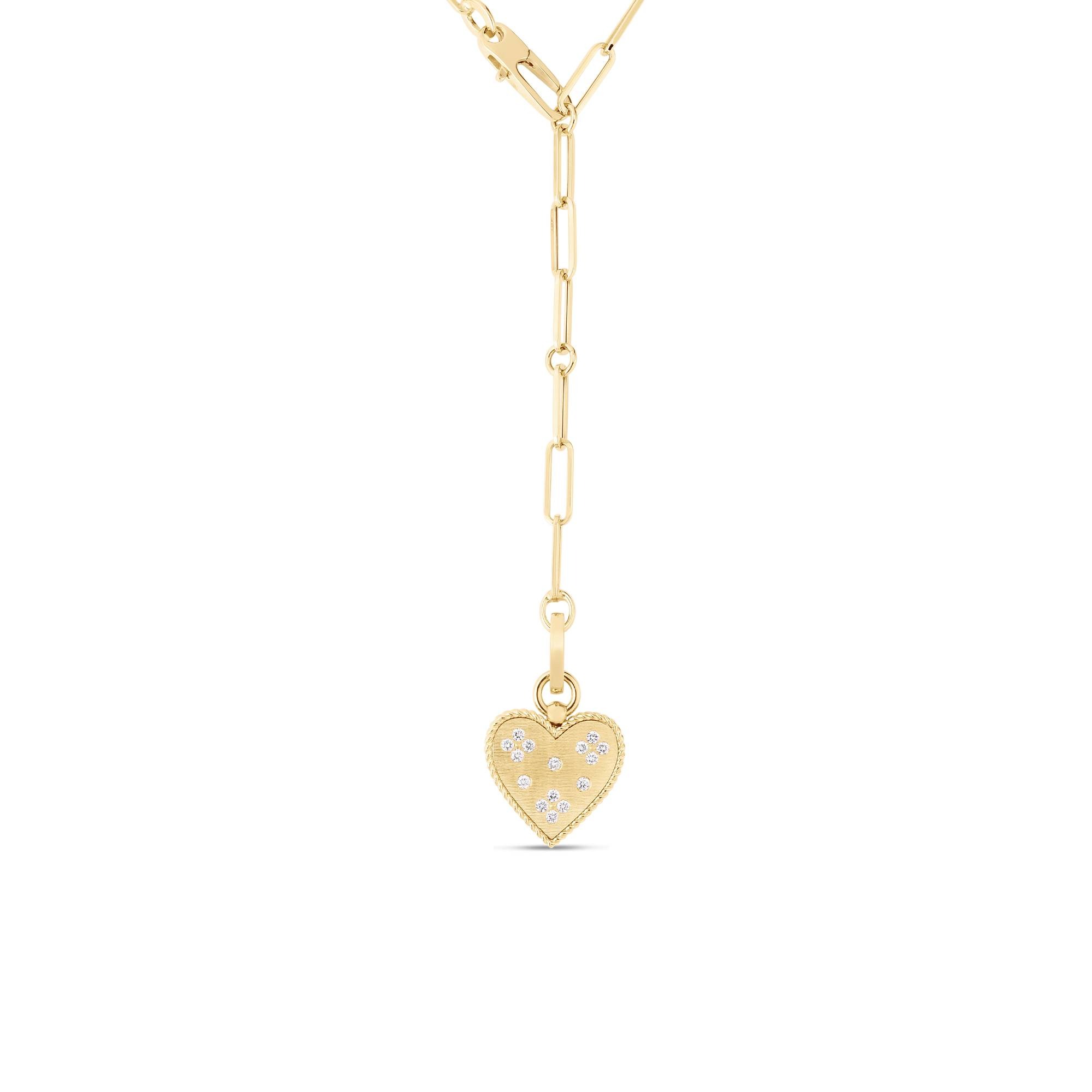 Roberto Coin Venetian Princess Small Heart Medallion Pendant