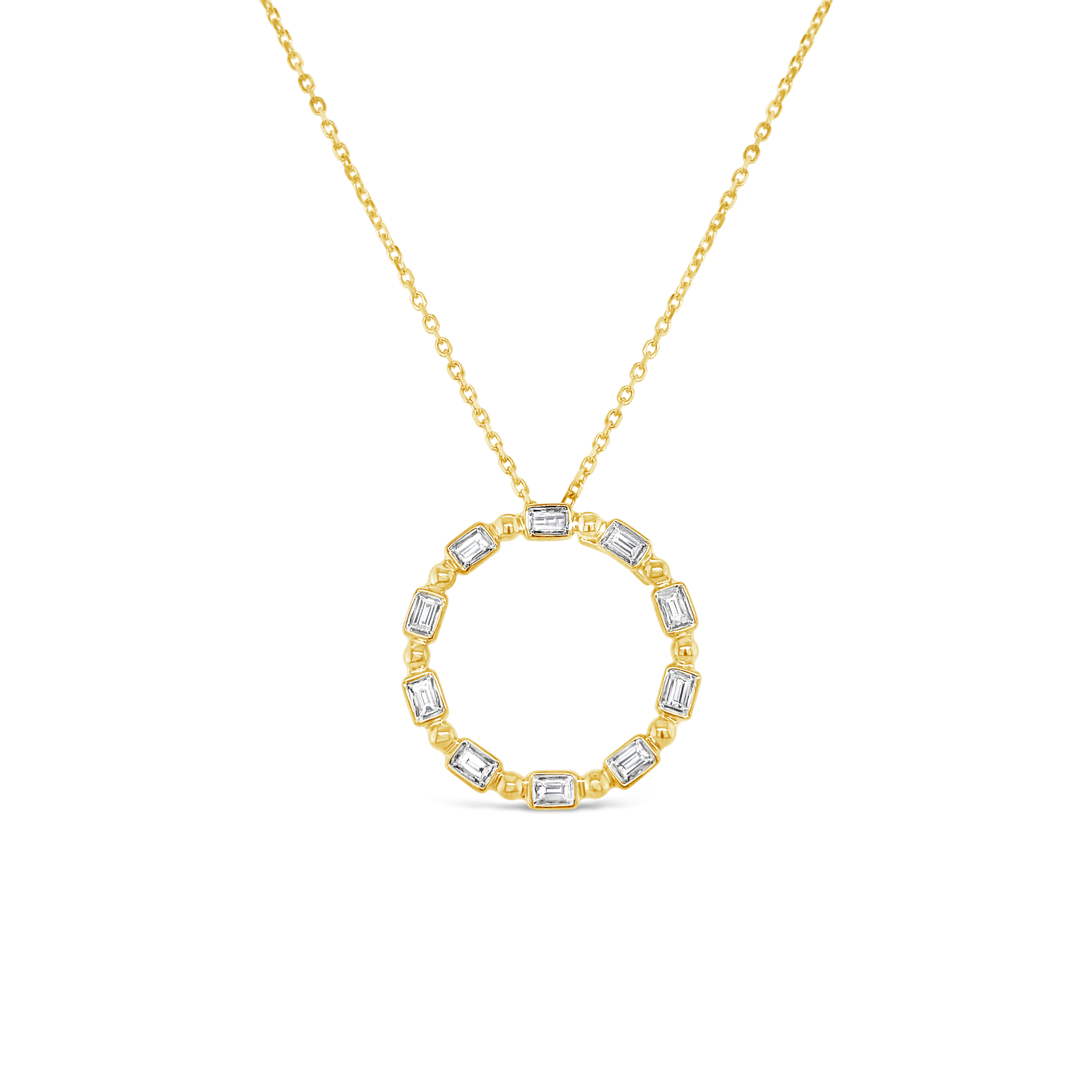Clara By Martin Binder Diamond Circle Necklace (0.51 Ct. Tw.)
