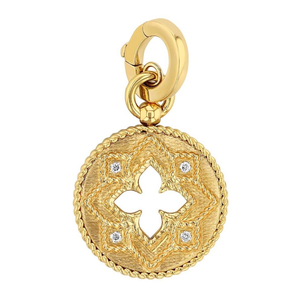 Roberto Coin Venetian Princess Medallion Pendant Charm