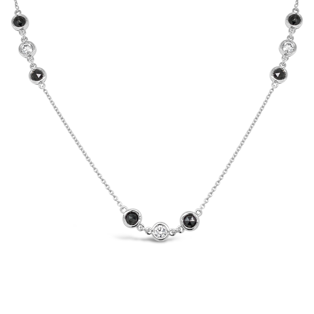 Clara By Martin Binder Black Diamond By The Yard Necklace (2.44 Ct. Tw.)
