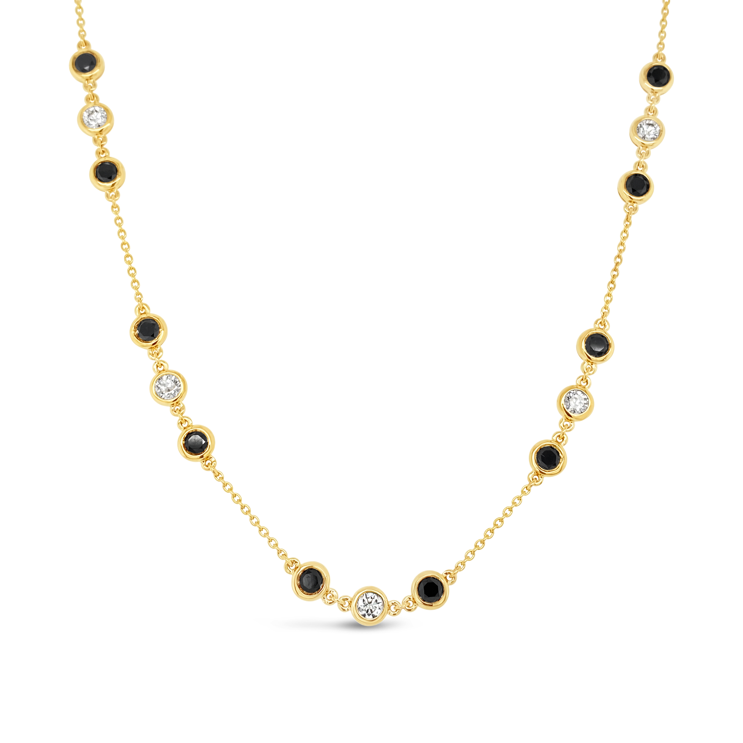 Clara By Martin Binder Black Diamond By The Yard Necklace (4.20 Ct. Tw.)