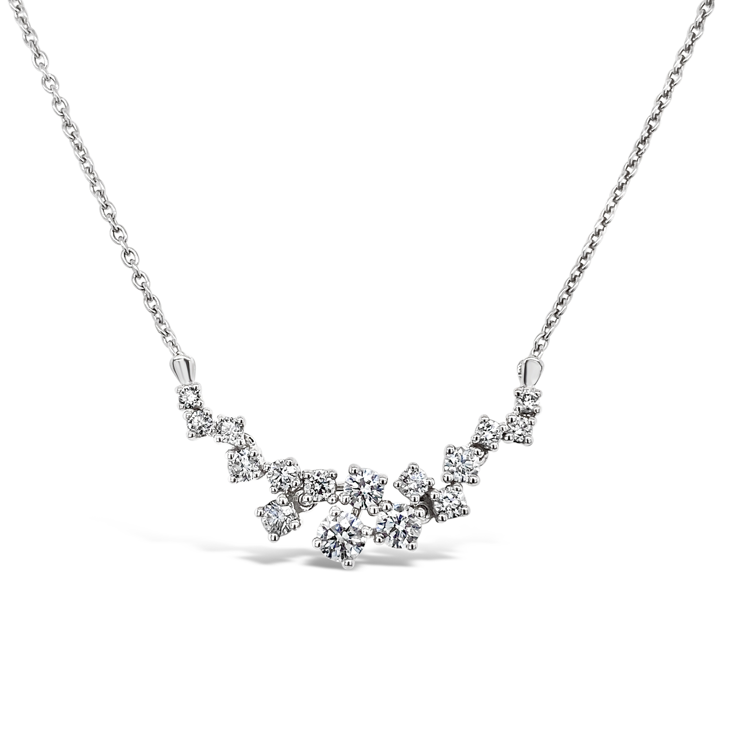 Clara By Martin Binder Diamond Scatter Necklace (0.53 Ct. Tw.)