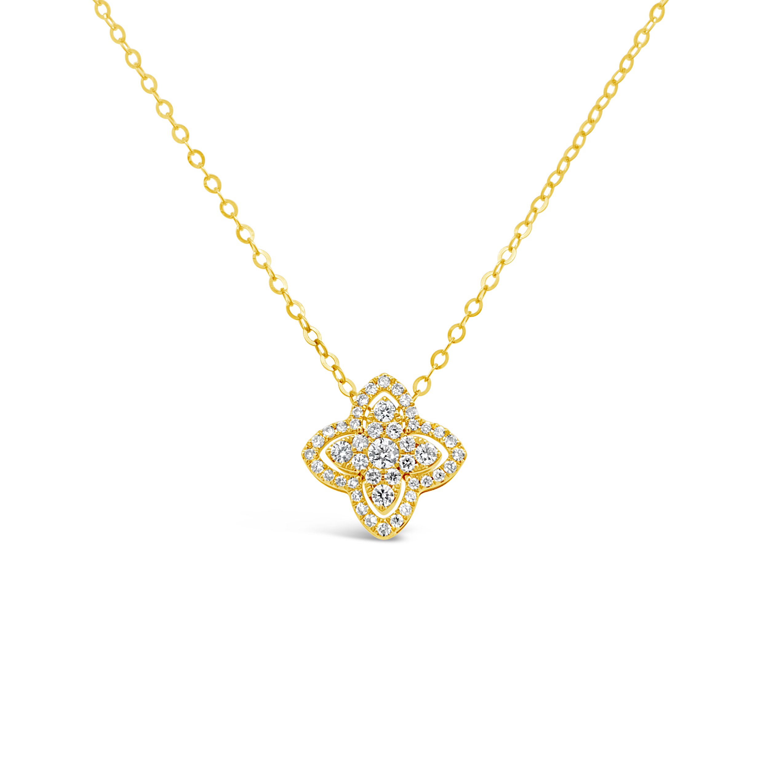 Clara By Martin Binder Diamond Flower Necklace (0.26 Ct. Tw.)