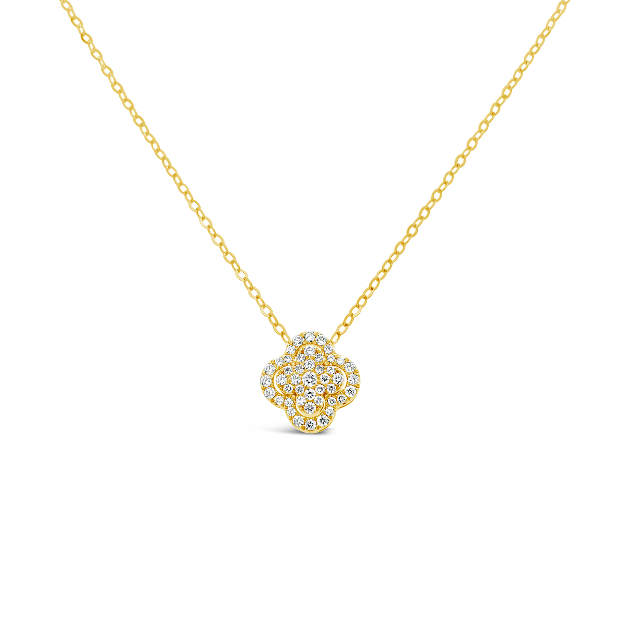 Clara By Martin Binder Diamond Flower Necklace (0.23 Ct. Tw.)