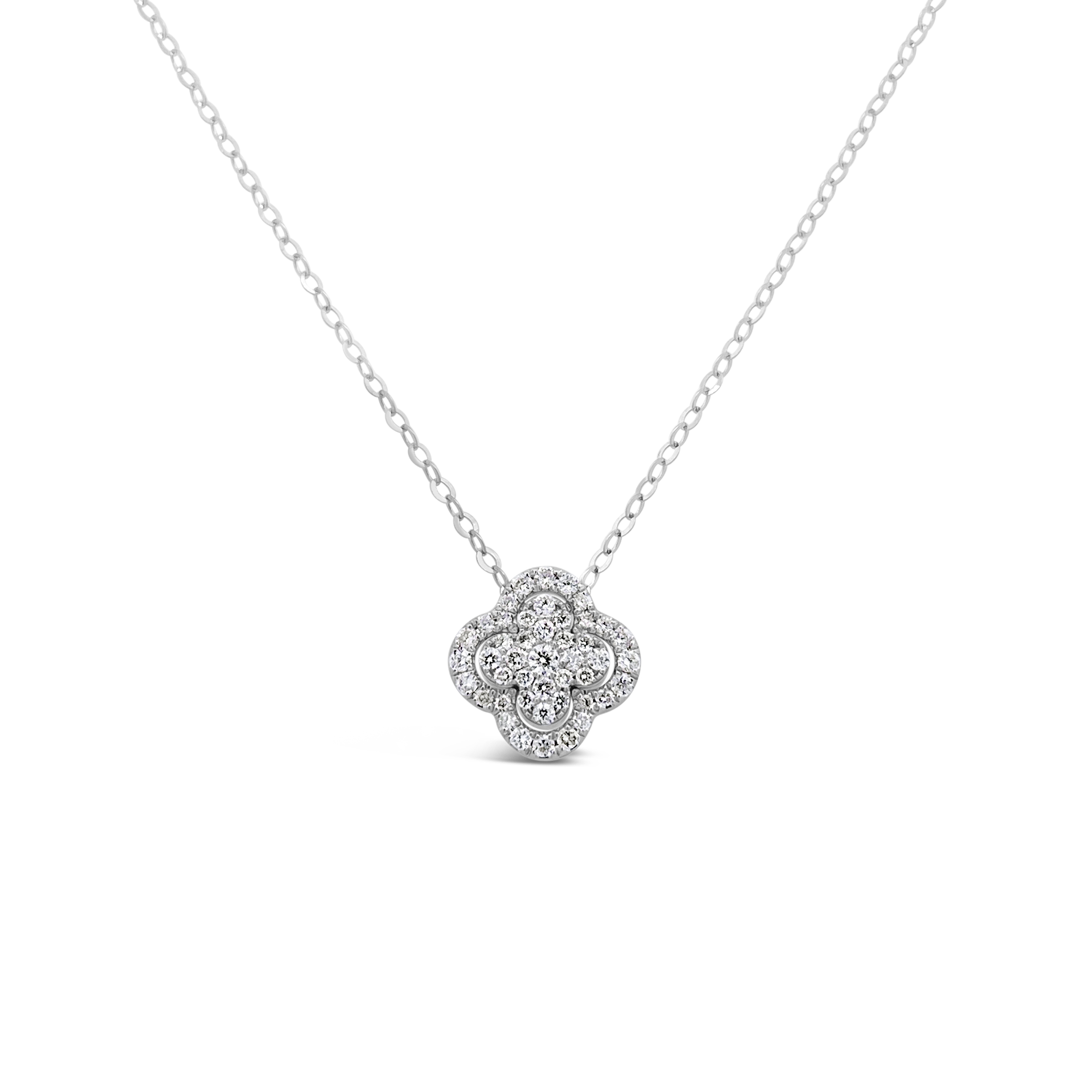 Clara By Martin Binder Diamond Flower Necklace (0.23 Ct. Tw.)