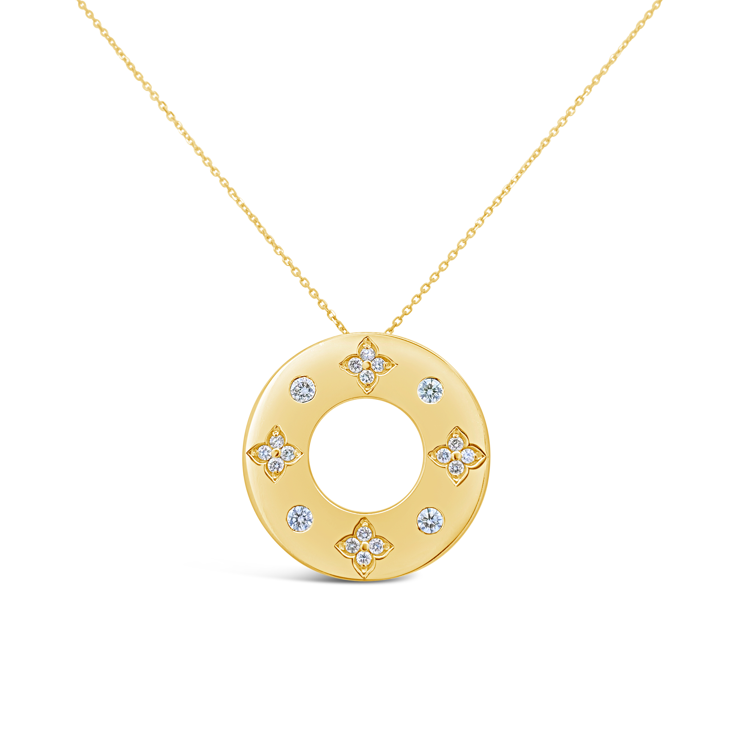Clara By Martin Binder Diamond Circle Necklace (0.56 Ct. Tw.)