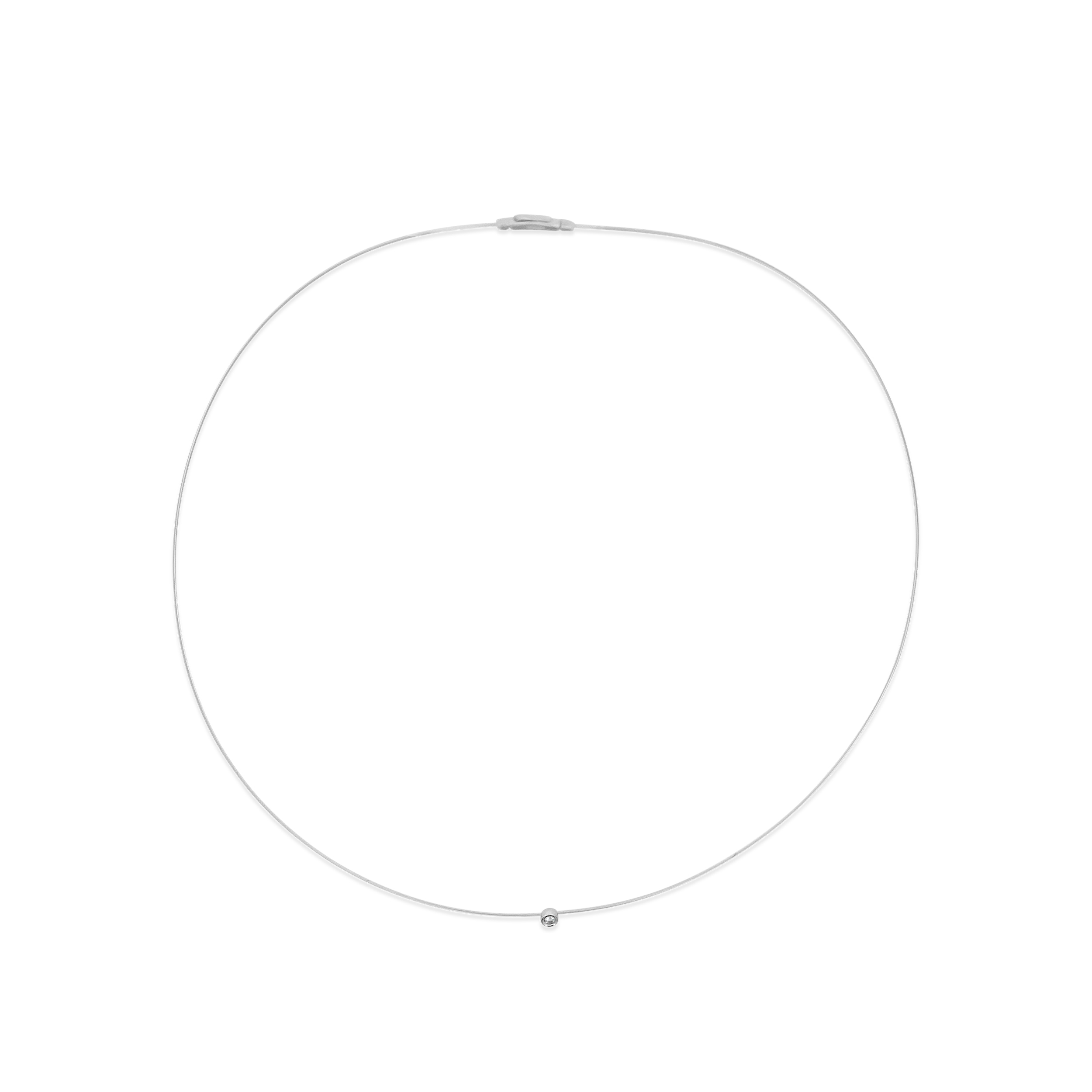 Clara By Martin Binder Diamond Single Station Necklace (0.03 Ct. Tw.)