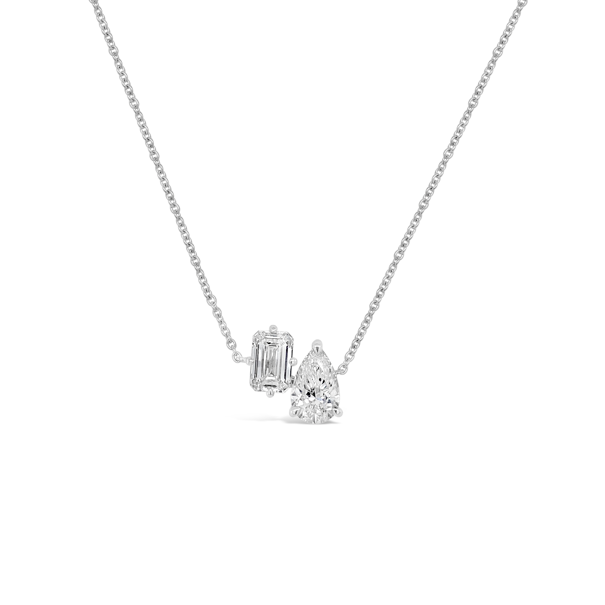 Clara by Martin Binder LAB-GROWN Diamond Toi Et Moi Necklace (2.01 ct. tw.)