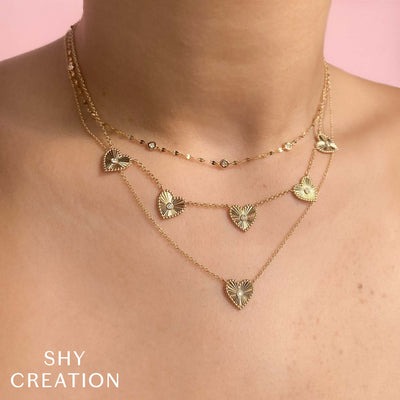 Shy Creation Bailey Diamond By The Yard Necklace