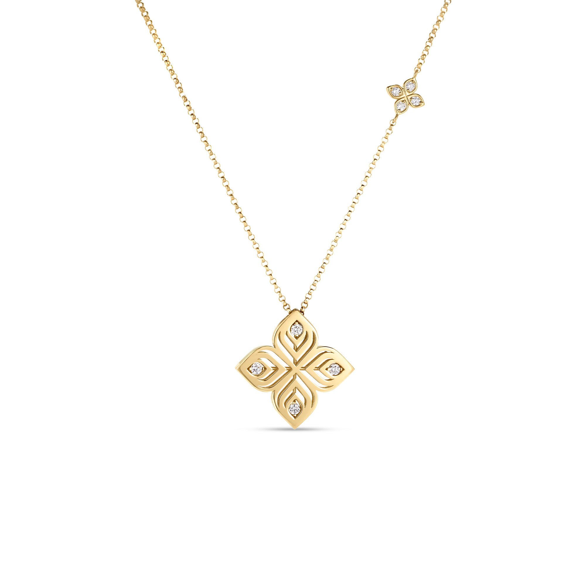 Roberto Coin Arabesque Shiny Diamond Necklace