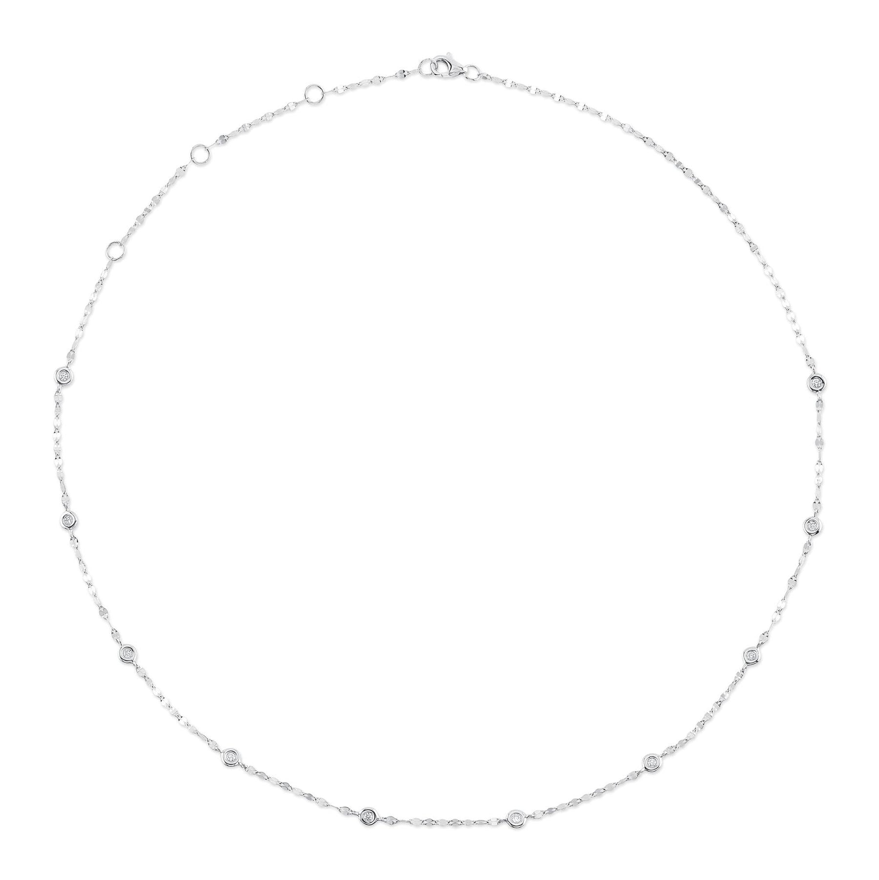 Shy Creation Bailey Diamond By The Yard Necklace