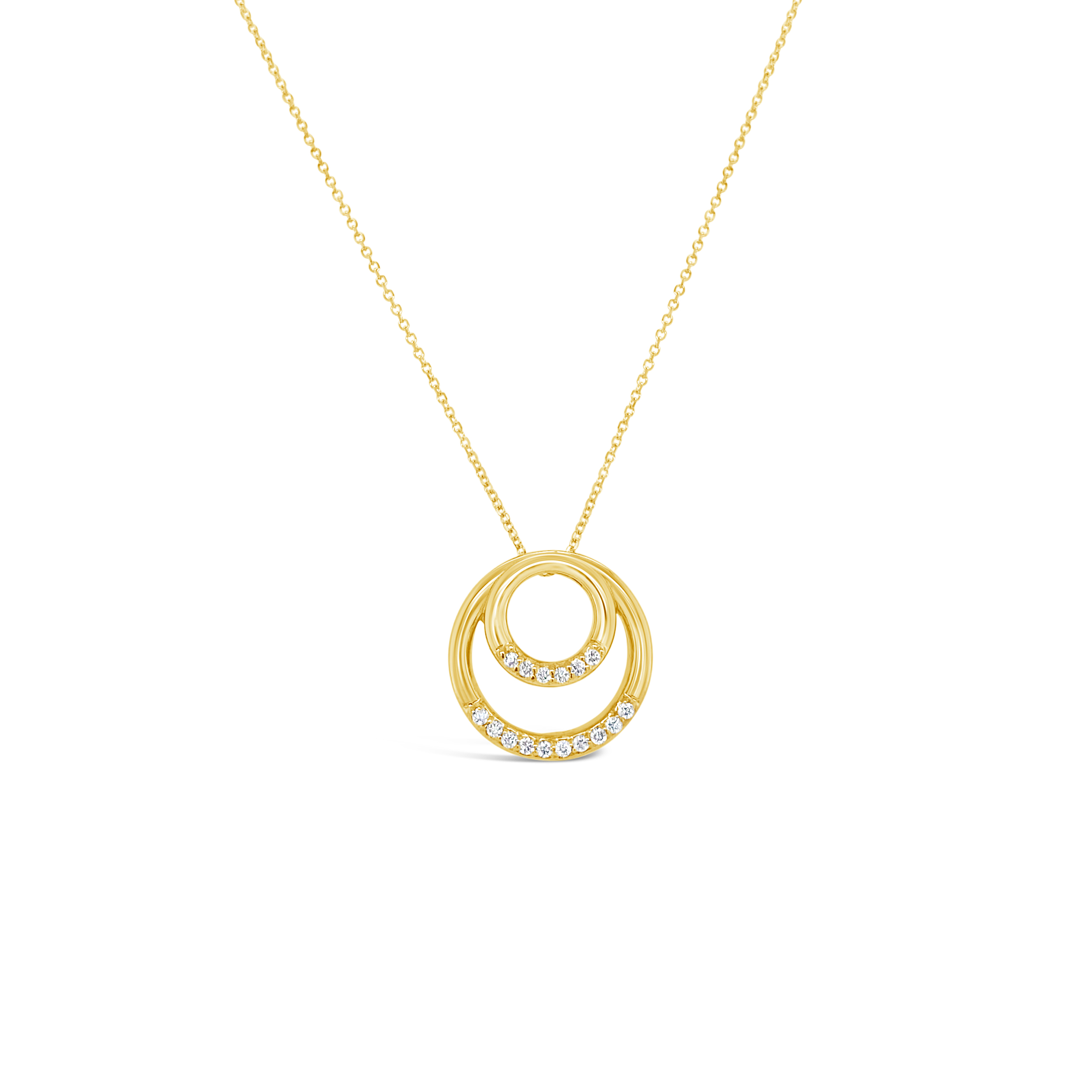 Clara by Martin Binder Open Circle Diamond Necklace (0.15 ct. tw.)