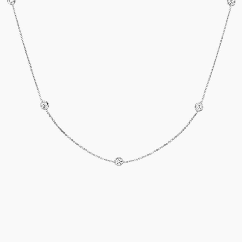 Clara By Martin Binder Bezel Diamond By The Yard Necklace (0.93 Ct. Tw.)