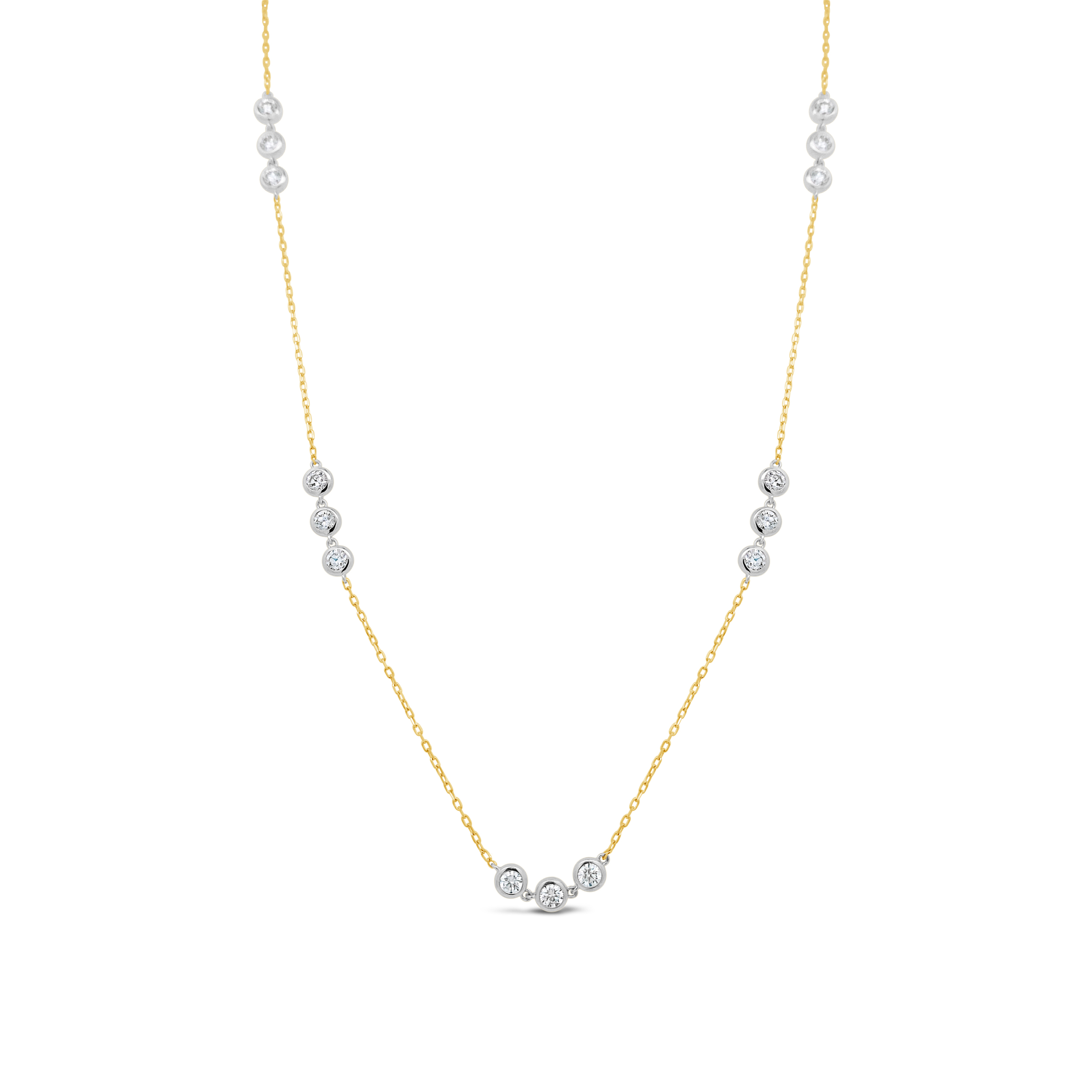Clara by Martin Binder Diamond Bezel Station By The Yard Necklace (1.55 ct. tw.)