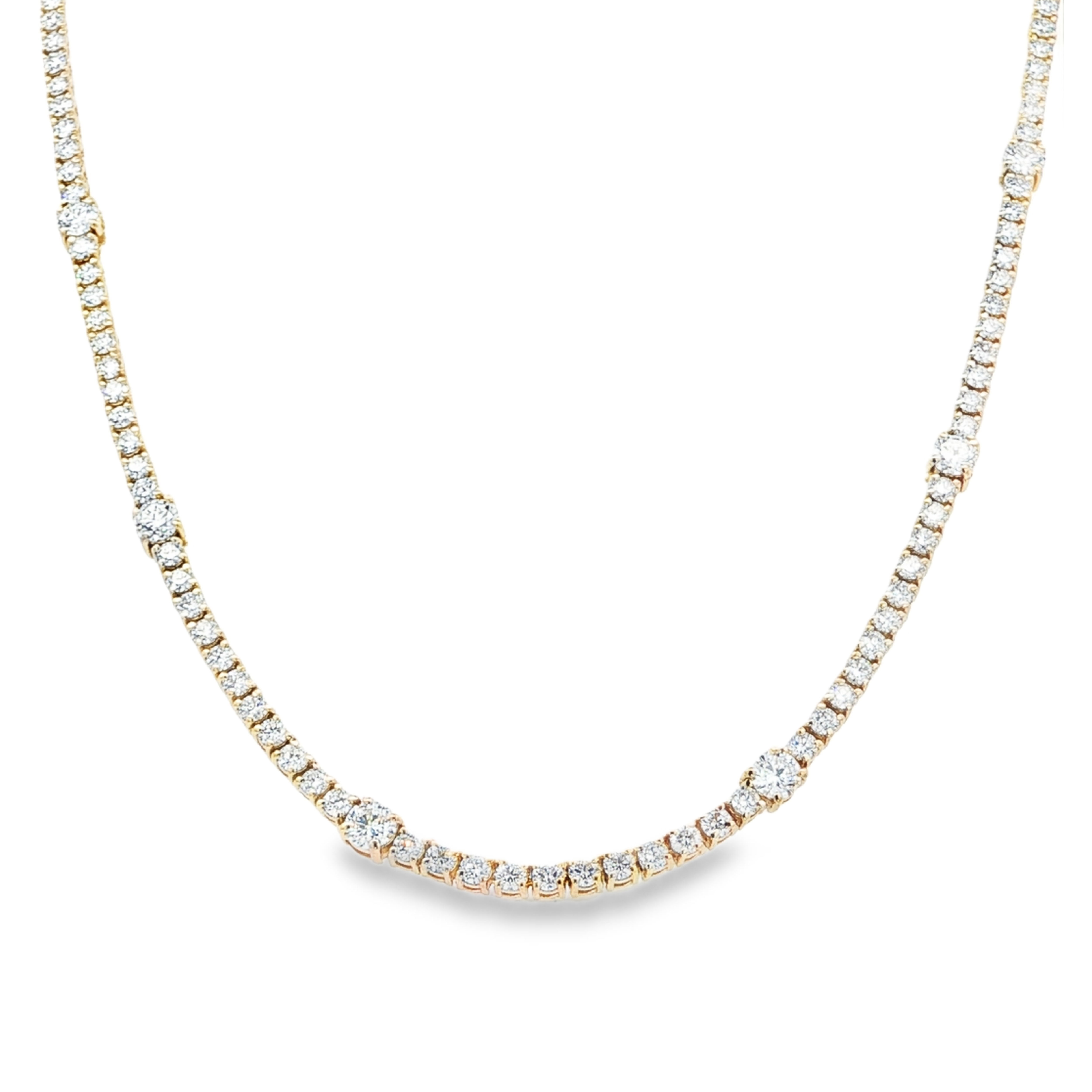 Clara by Martin Binder Diamond Tennis Necklace (8.39 ct. tw.)