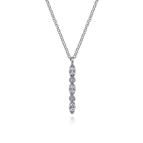 Gabriel & Co. Lusso Diamond Bar Necklace (0.07 ct. tw.)
