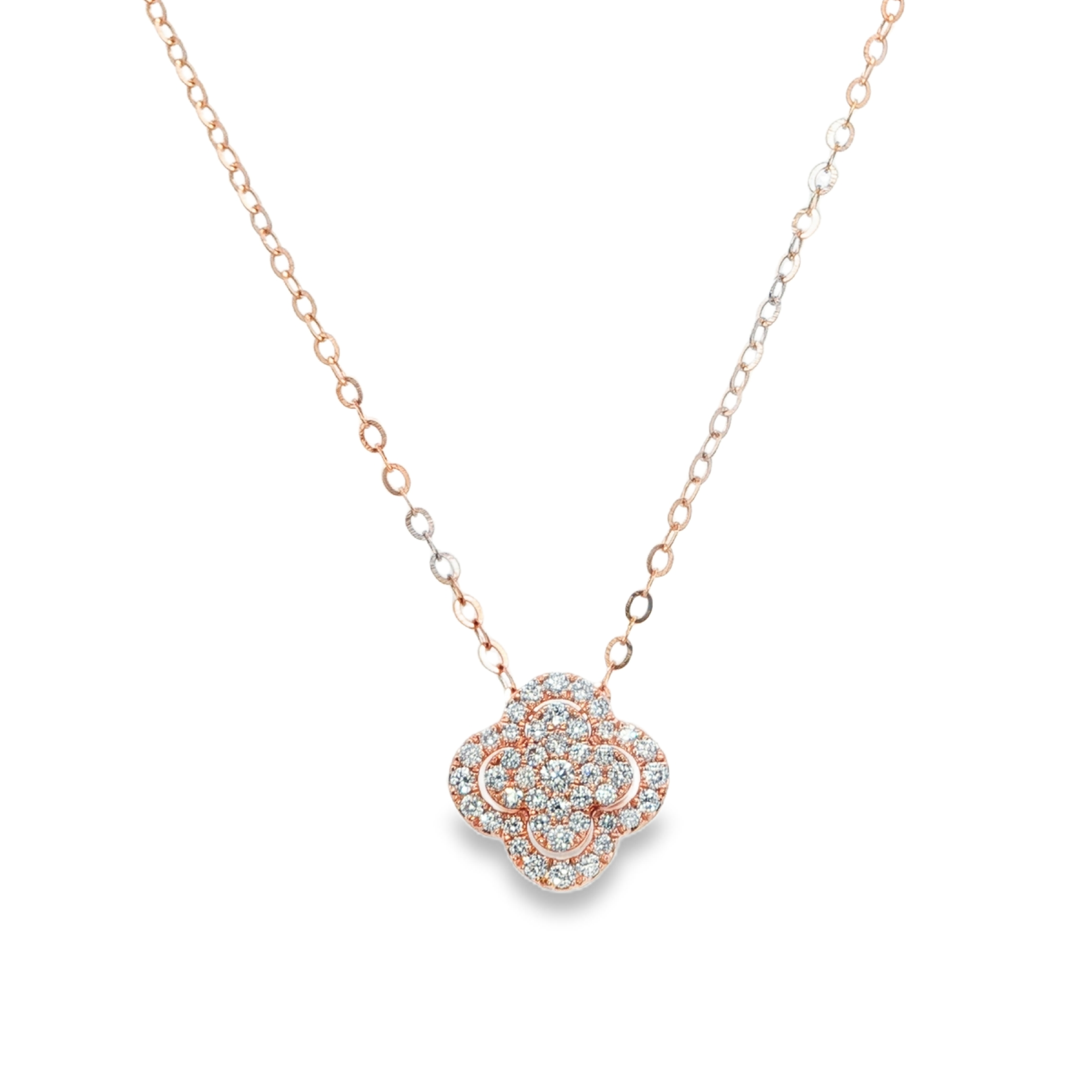 Clara by Martin Binder Diamond Flower Necklace (0.23 ct. tw.)