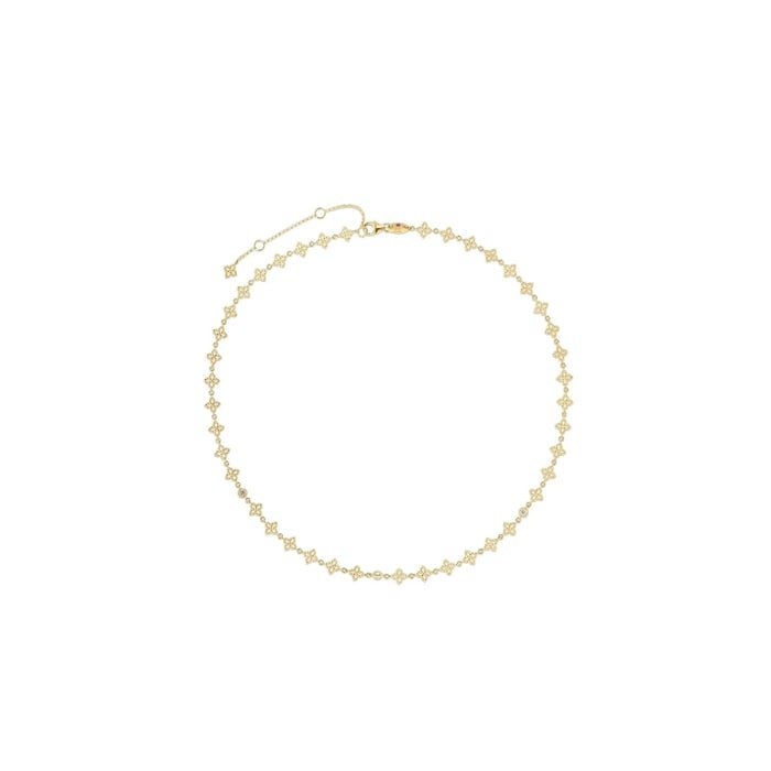 Roberto Coin Princess Flower Diamond Necklace