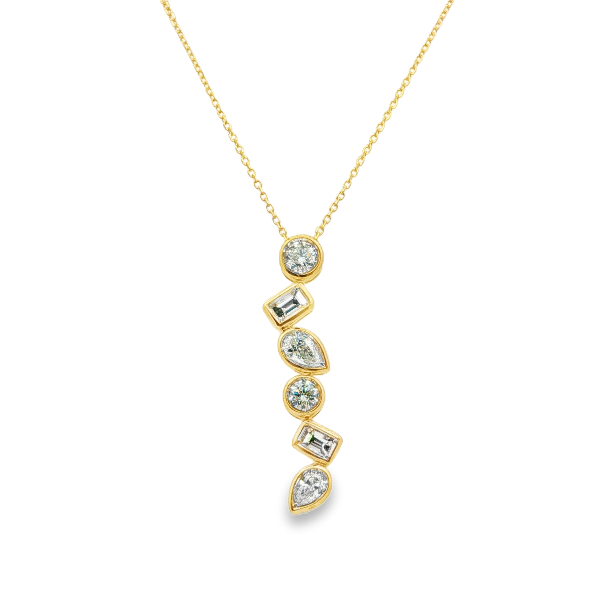 Clara by Martin Binder Diamond Scatter Pendant Necklace (0.94 ct. tw.)