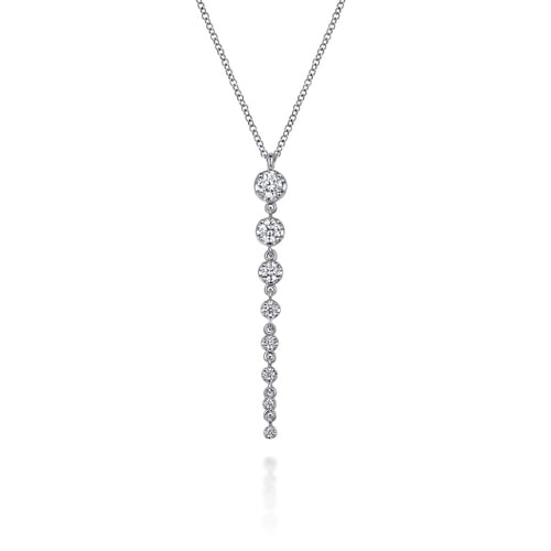 Gabriel & Co. Lusso Graduating Vertical Diamond Bar Necklace (0.48 ct. tw.)