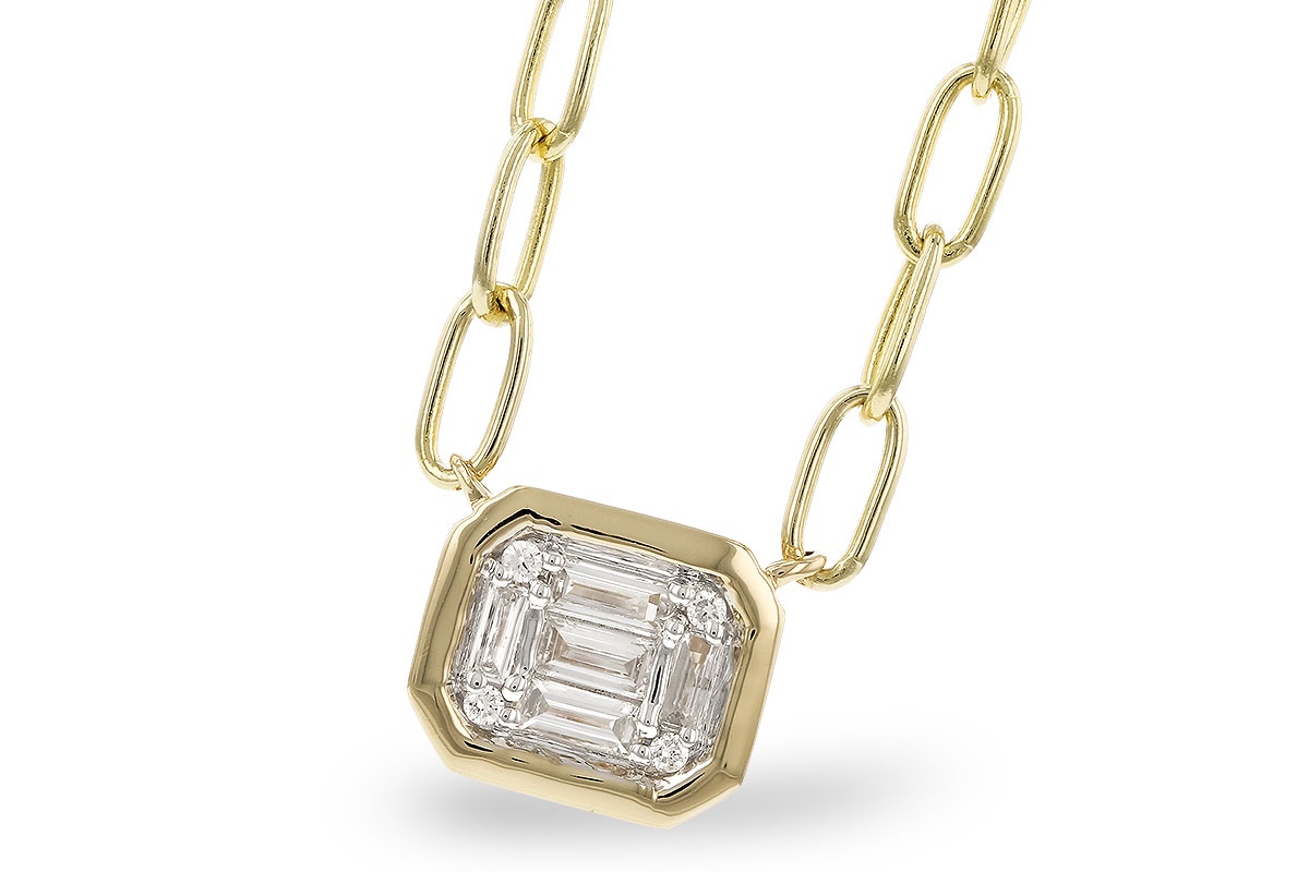 Allison Kaufman Diamond Bezel Pendant Necklace (0.14 ct. tw.)