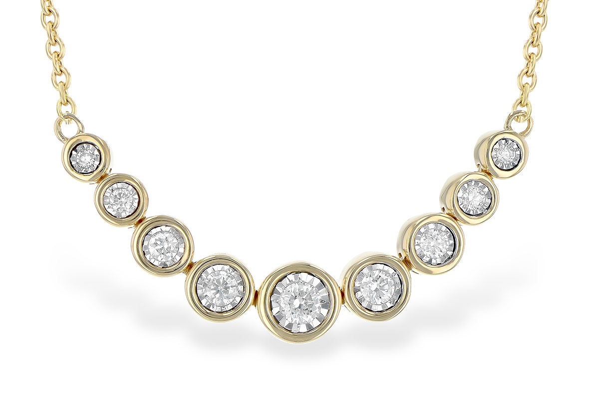 Allison Kaufman Diamond Bezel Station Necklace (0.25 ct. tw.)