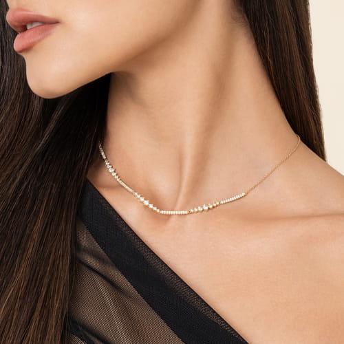 Gabriel & Co. Lusso Diamond Tennis Necklace