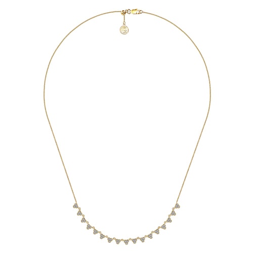 Gabriel & Co. Lusso Droplet Diamond Choker Necklace