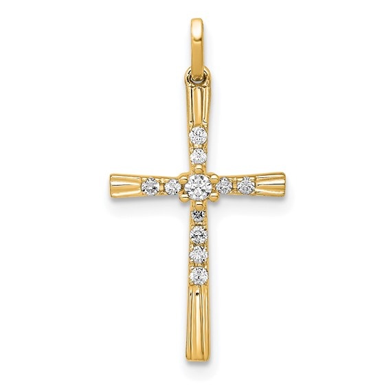 Aura by Martin Binder Diamond Cross Pendant (0.10 ct. tw.)
