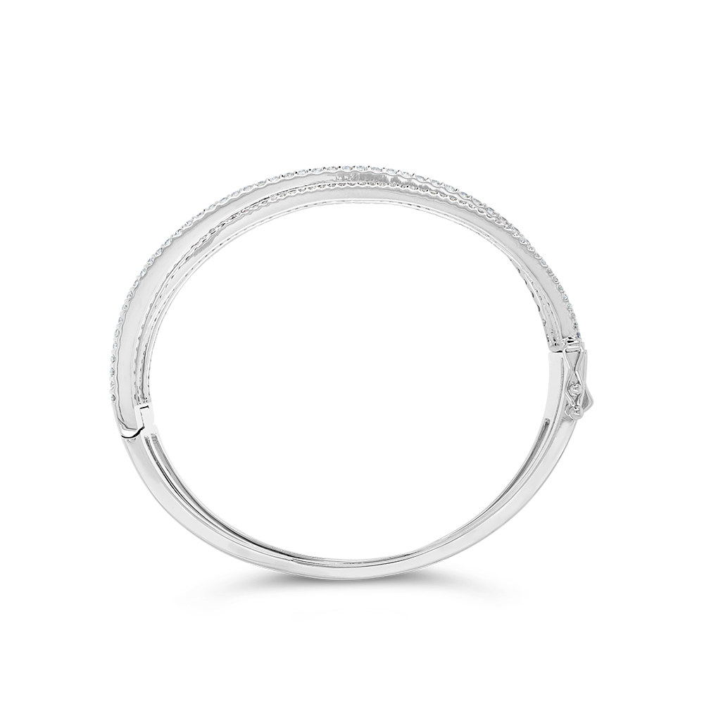 Clara By Martin Binder Diamond Bypass Bangle Bracelet (2.46 Ct. Tw.)