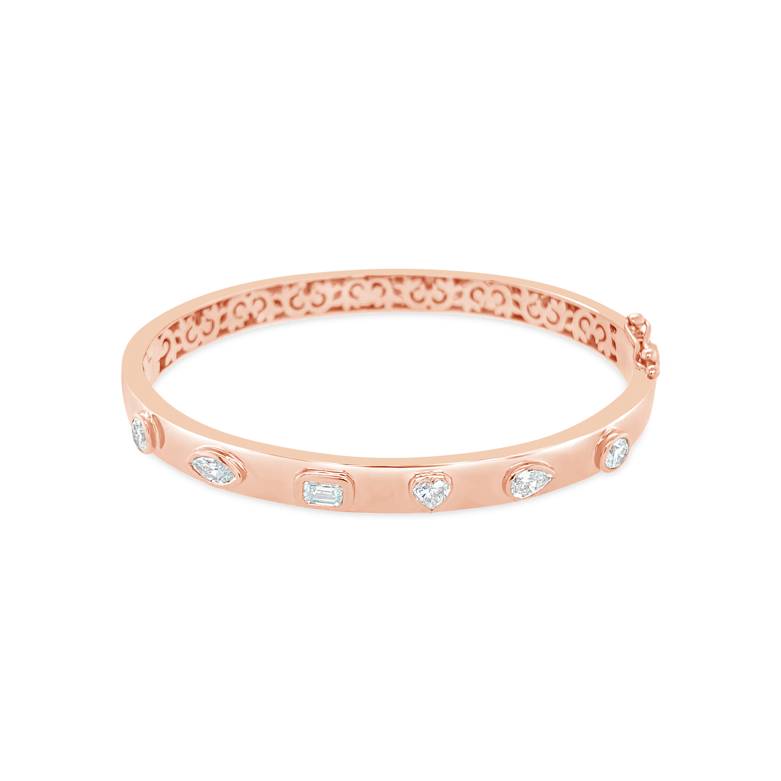 Clara By Martin Binder Fancy Shape Diamond Bangle Bracelet (1.27 Ct. Tw.)
