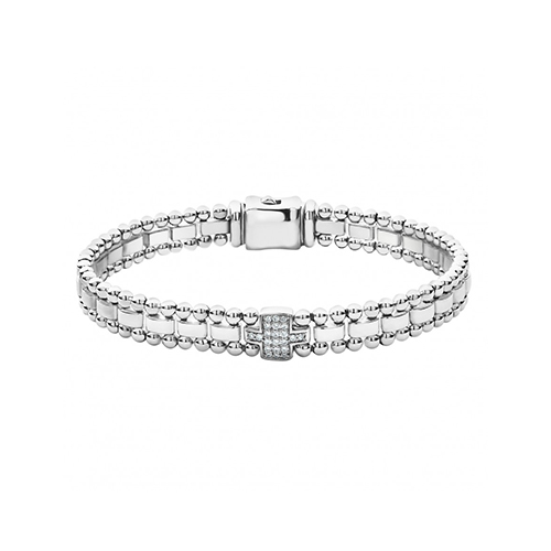 Lagos Caviar Spark Diamond Bracelet