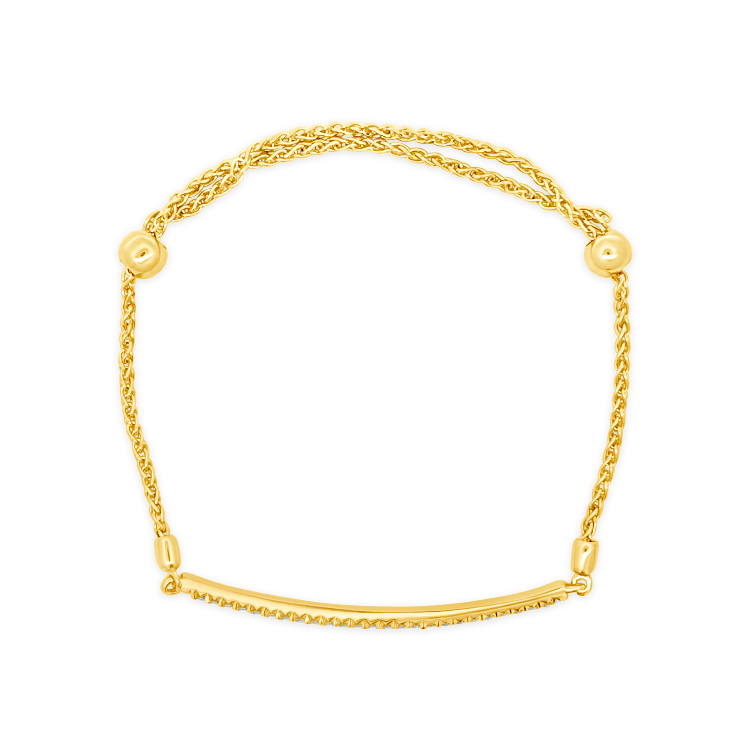Clara By Martin Binder Diamond Bar Bolo Bracelet (0.23 Ct. Tw.)