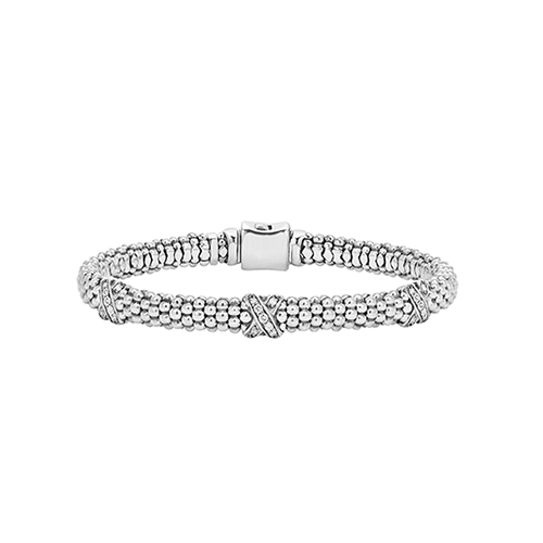 Lagos Diamond Lux X Station Diamond Bracelet
