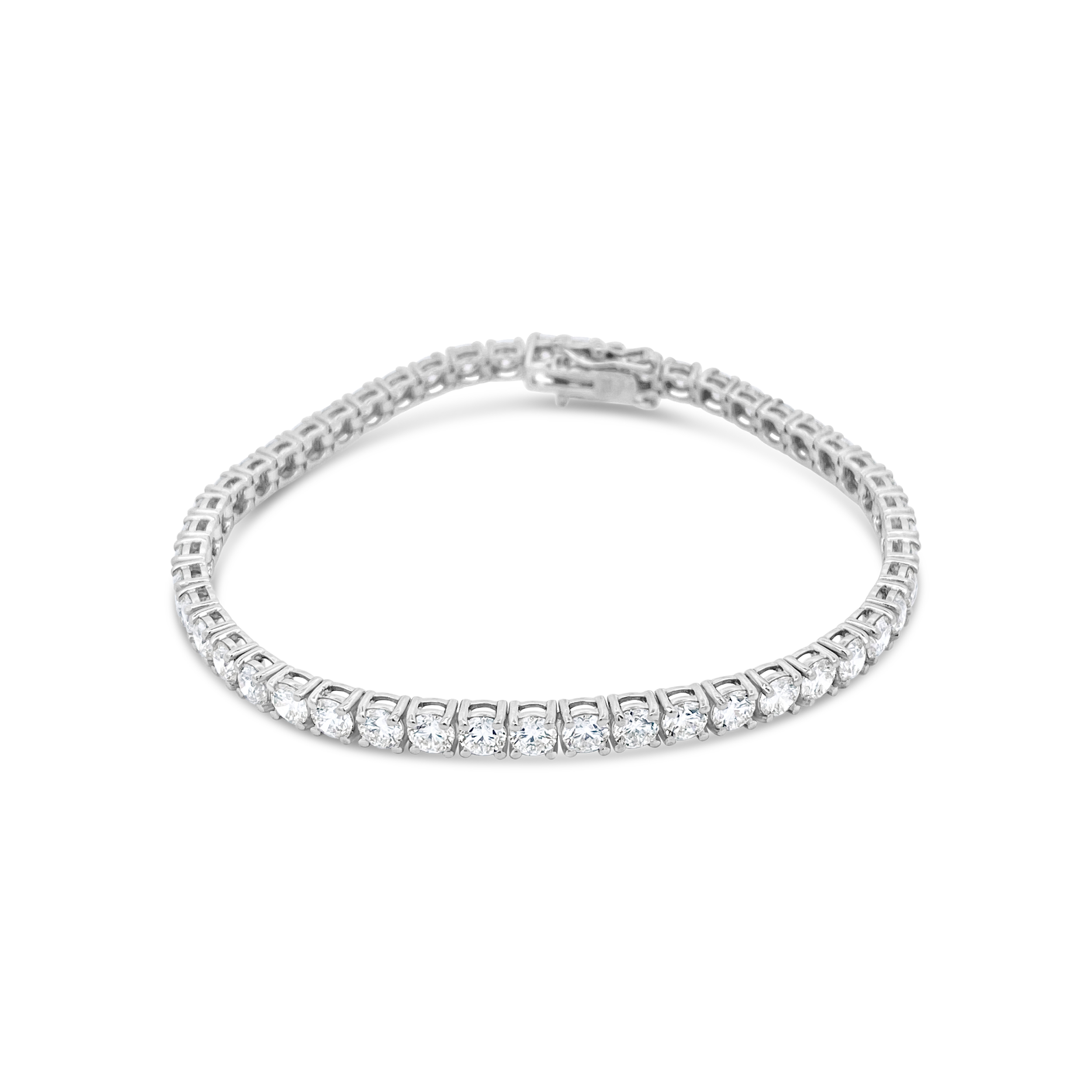 Clara By Martin Binder Diamond Tennis Bracelet (7.10 Ct. Tw.)