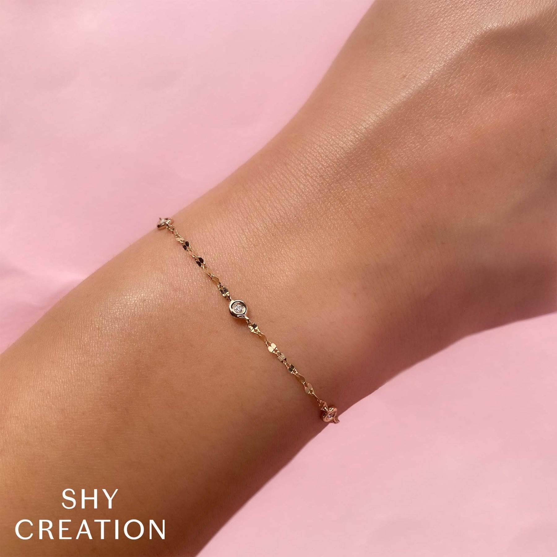 Shy Creation Bailey Diamonds By The Yard Bracelet