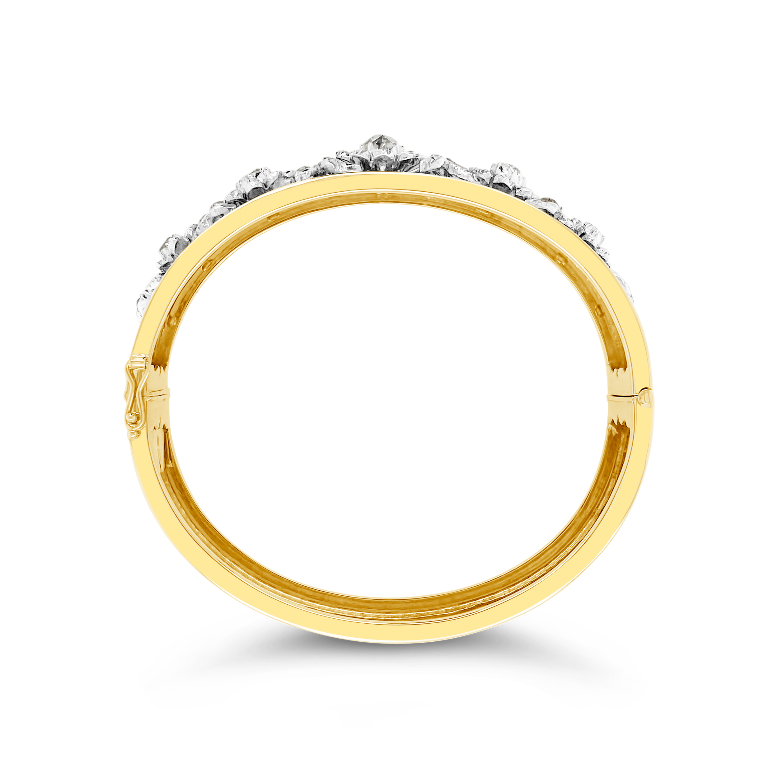 Estate By Martin Binder Vintage Diamond Bangle Bracelet