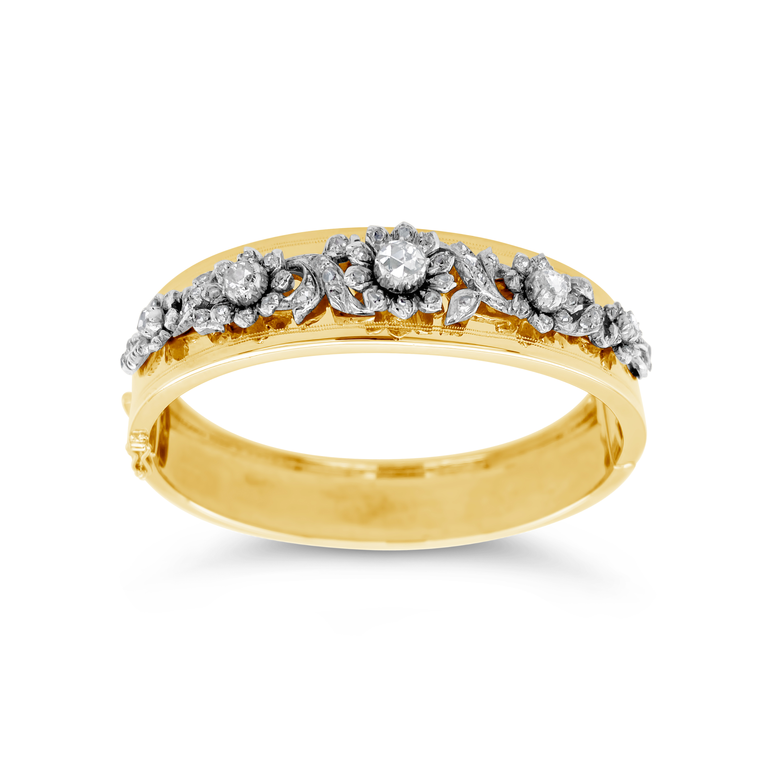 Estate By Martin Binder Vintage Diamond Bangle Bracelet
