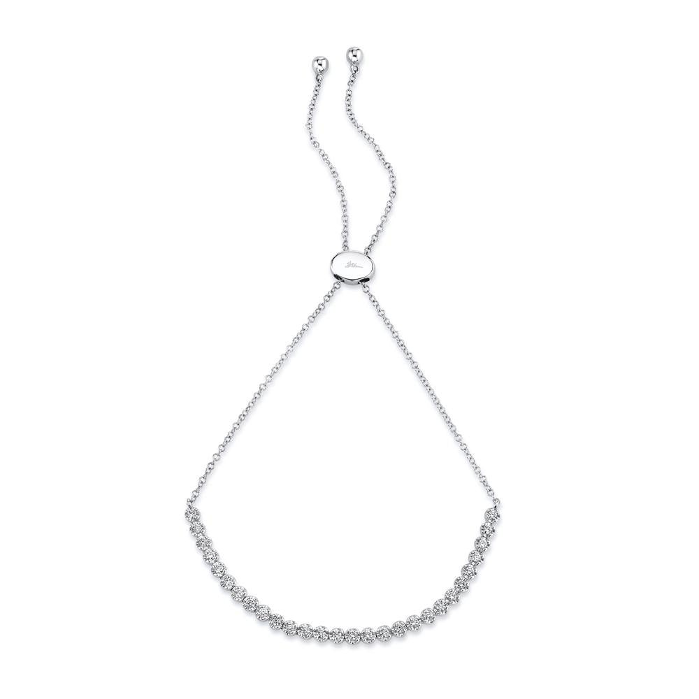 Shy Creation Kate Diamond Crown Setting Bolo Bracelet