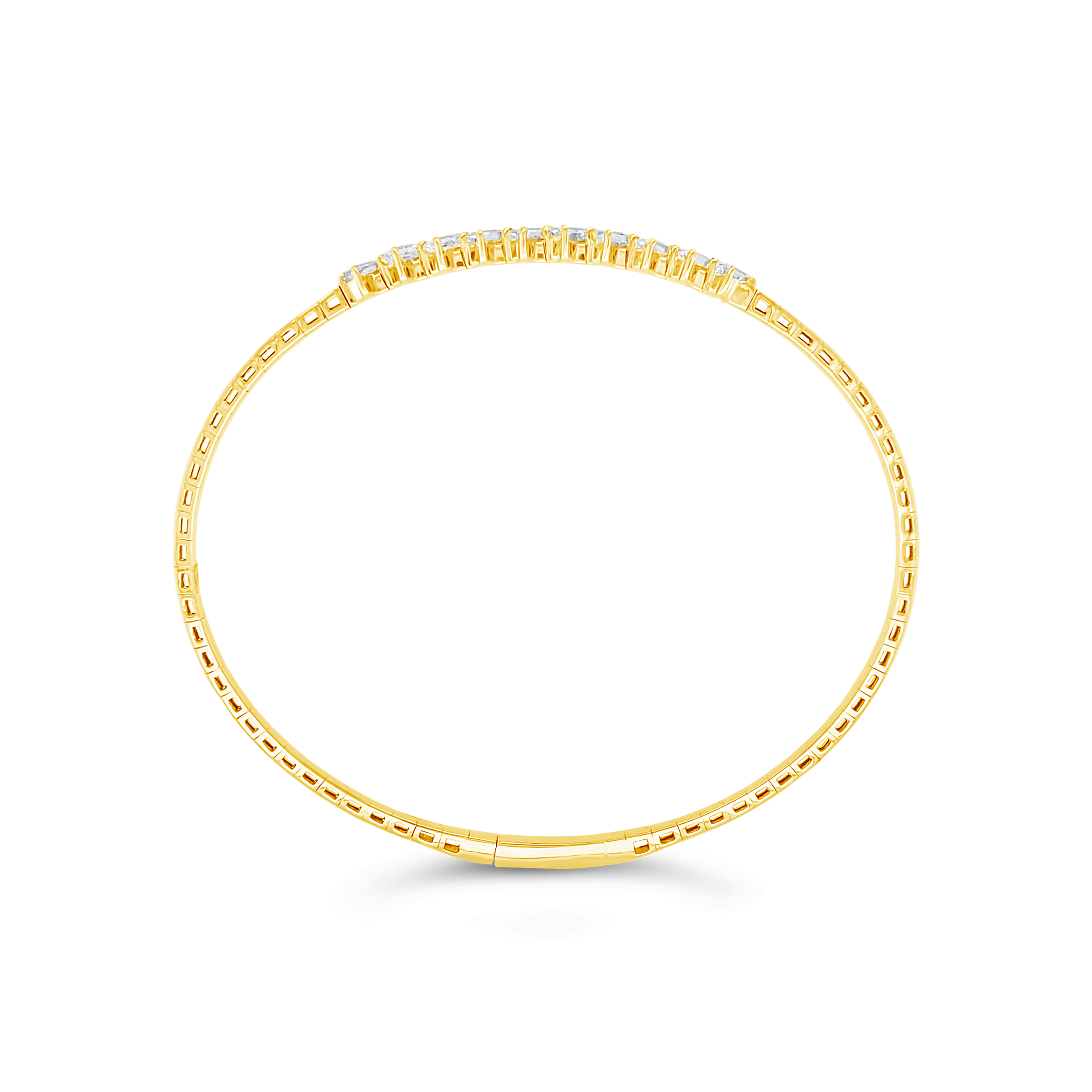 Clara By Martin Binder Baguette Diamond Flex Bangle Bracelet (1.00 Ct. Tw.)
