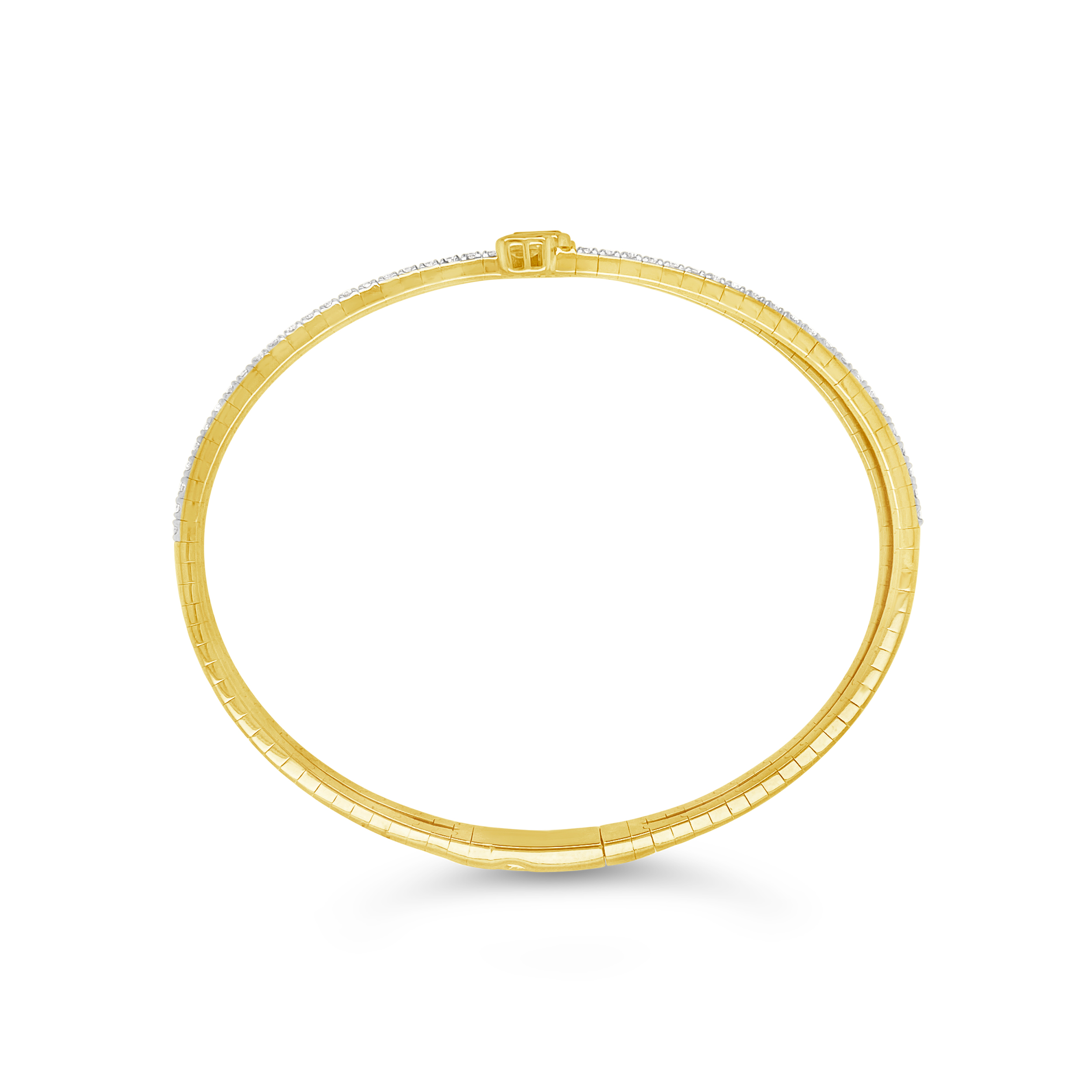 Clara By Martin Binder 3 Row Diamond Flex Bangle Bracelet (1.49 Ct. Tw.)