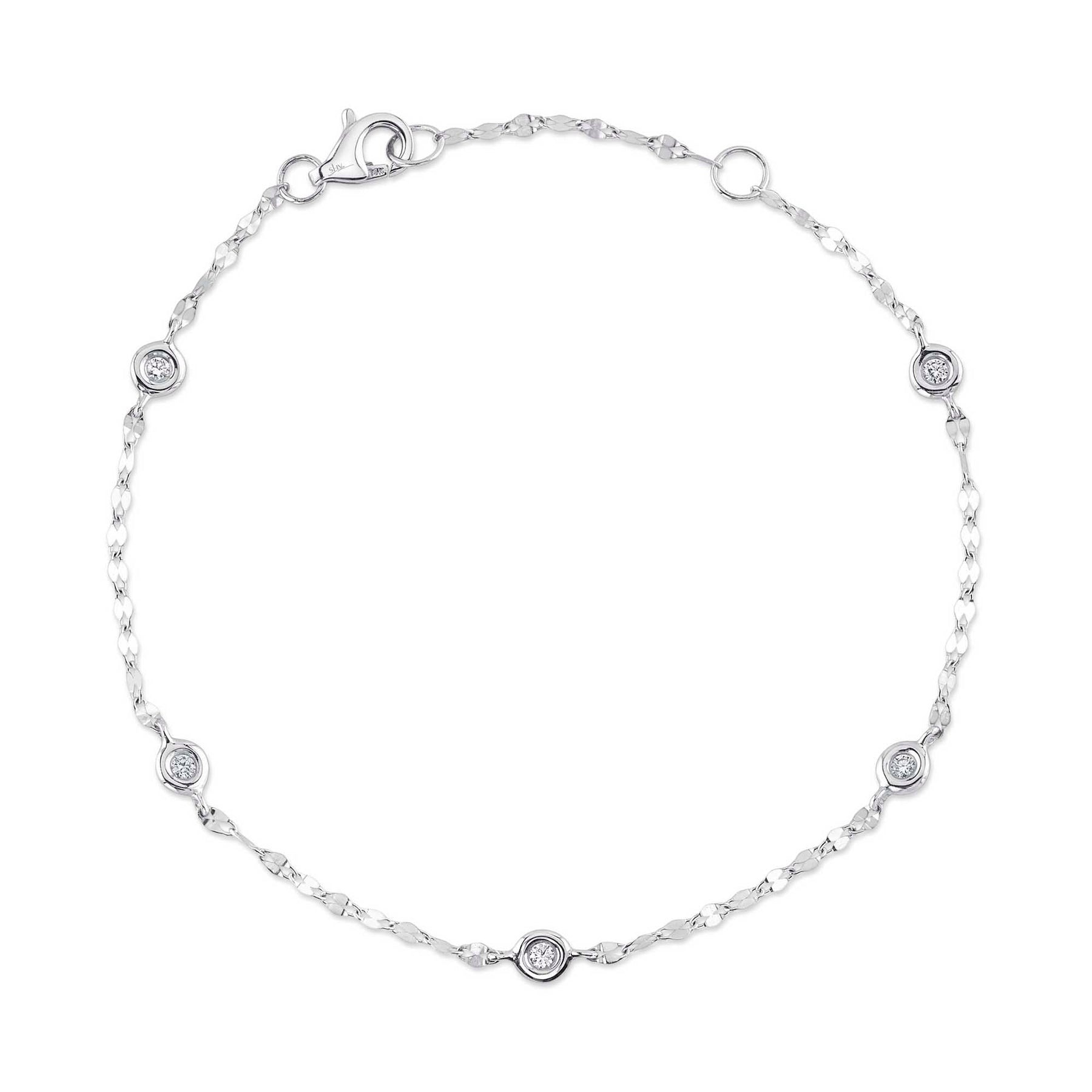 Shy Creation Diamond by the Yard Sparkle Chain Bracelet