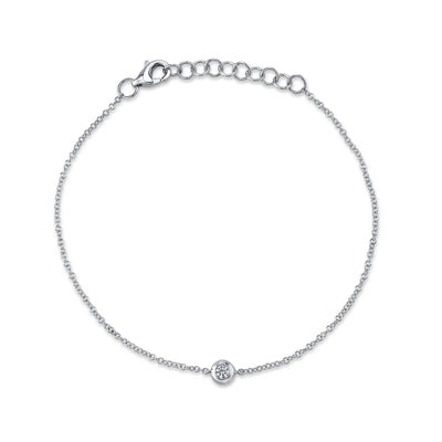 Shy Creation Kate Diamond Bezel Bracelet