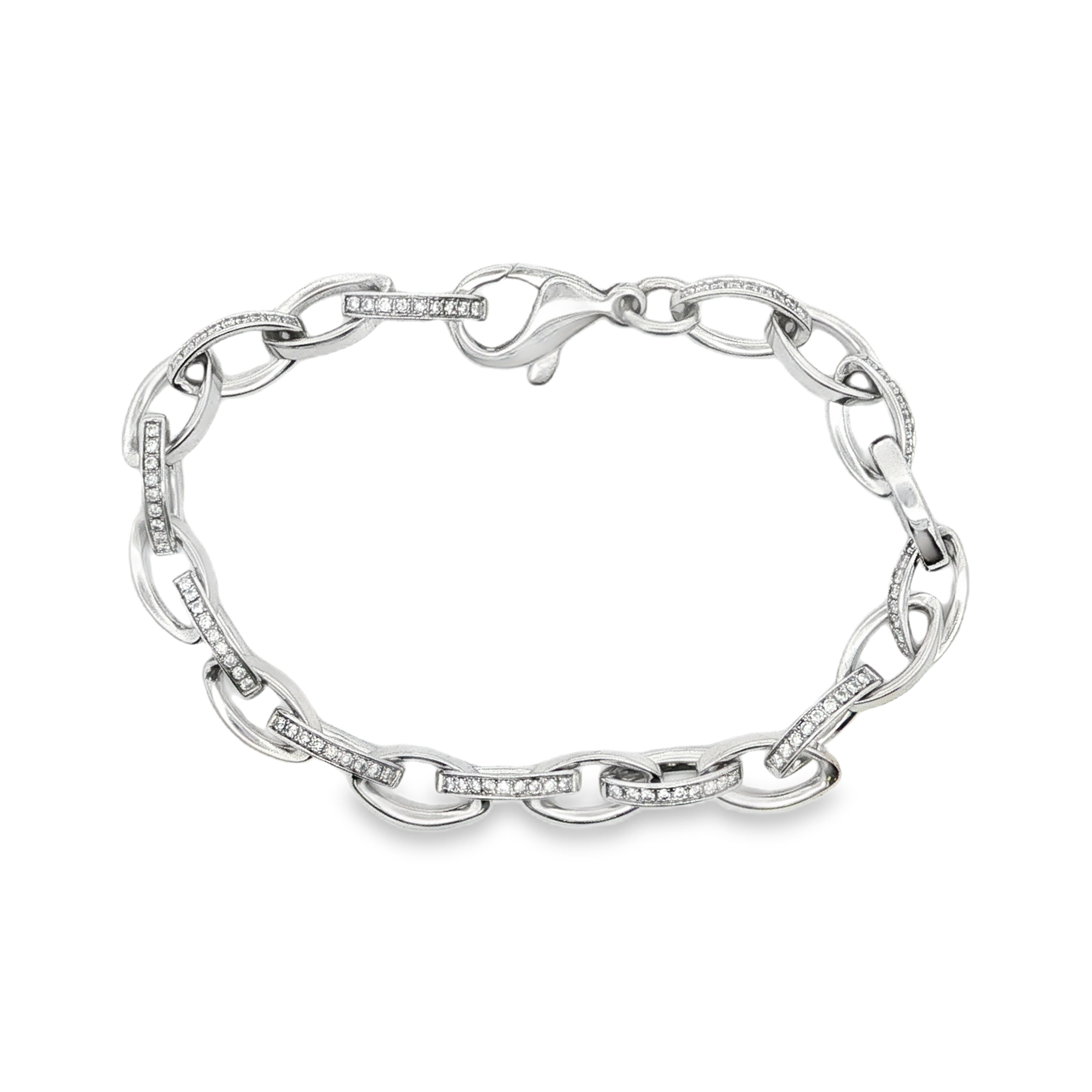 Estate by Martin Binder Diamond Link Bracelet (1/2 ctw)