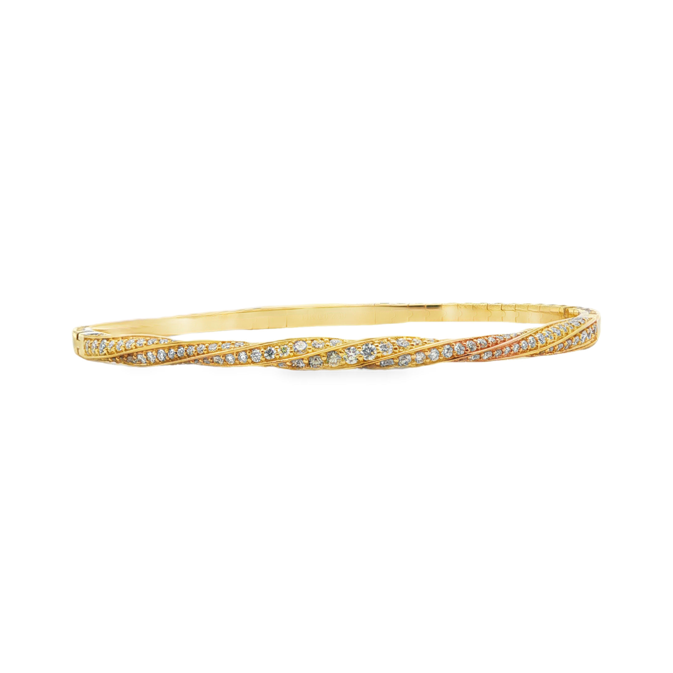 Clara by Martin Binder Diamond Twisted Bangle Bracelet (2.40 ct. tw.)